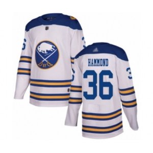 Buffalo Sabres #36 Andrew Hammond Authentic White 2018 Winter Classic Hockey Jersey