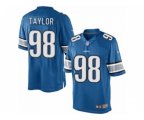 Detroit Lions #98 Devin Taylor Limited Light Blue Team Color NFL Jersey