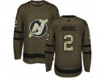 New Jersey Devils #2 John Moore Green Salute to Service Stitched NHL Jersey