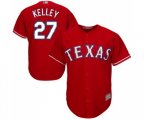 Texas Rangers #27 Shawn Kelley Replica Red Alternate Cool Base Baseball Jersey