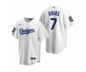 Los Angeles Dodgers Julio Urias White 2020 World Series Replica Jersey