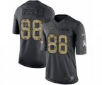 Seattle Seahawks #88 Will Dissly Limited Black 2016 Salute to Service NFL Jersey