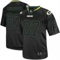 Green Bay Packers #87 Jordy Nelson Elite Lights Out Black NFL Jersey