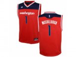 Washington Wizards #1 Chris McCullough Authentic Red Road NBA Jersey