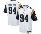 Los Angeles Rams #94 John Franklin-Myers Game White Football Jersey