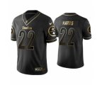 Pittsburgh Steelers #22 Najee Harris Black Golden Edition Limited Stitched Football Jersey
