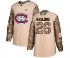 Montreal Canadiens #26 Mats Naslund Authentic Camo Veterans Day Practice NHL Jersey