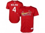 St. Louis Cardinals #4 Yadier Molina Replica Red New Cool Base MLB Jersey