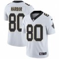 New Orleans Saints #80 Clay Harbor White Vapor Untouchable Limited Player NFL Jersey