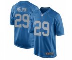 Detroit Lions #29 Rashaan Melvin Game Blue Alternate Football Jersey
