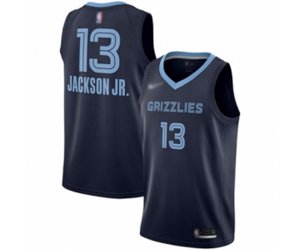 Memphis Grizzlies #13 Jaren Jackson Jr. Authentic Navy Blue Road Finished Basketball Jersey - Icon Edition