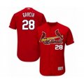 St. Louis Cardinals #28 Adolis Garcia Red Alternate Flex Base Authentic Collection Baseball Player Jersey