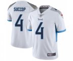 Tennessee Titans #4 Ryan Succop White Vapor Untouchable Limited Player Football Jersey