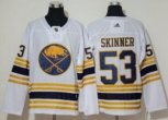 Buffalo Sabres #53 Jeff Skinner White 50th Season Authentic Stitched Hockey Jersey