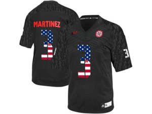 2016 US Flag Fashion Men\'s Nebraska Cornhuskers Taylor Martinez #3 College Football Jersey - Black