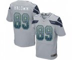Seattle Seahawks #89 Doug Baldwin Elite Grey Alternate Drift Fashion Football Jersey