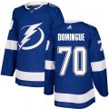 Tampa Bay Lightning #70 Louis Domingue Authentic Royal Blue Home NHL Jersey