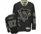 Reebok Pittsburgh Penguins #87 Sidney Crosby Authentic Black Ice NHL Jersey