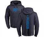 Oklahoma City Thunder #21 Andre Roberson Navy Blue One Color Backer Pullover Hoodie