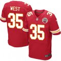 Kansas City Chiefs #35 Charcandrick West Red Team Color Vapor Untouchable Elite Player NFL Jersey