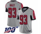 Atlanta Falcons #93 Allen Bailey Limited Silver Inverted Legend 100th Season Football Jersey