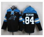 Carolina Panthers #84 Ed Dickson Black Player Pullover NFL Hoodie