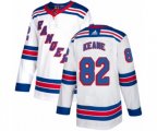 Adidas New York Rangers #82 Joey Keane Authentic White Away NHL Jersey
