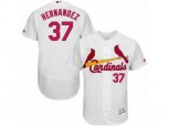 St. Louis Cardinals #37 Keith Hernandez White Flexbase Authentic Collection MLB Jersey