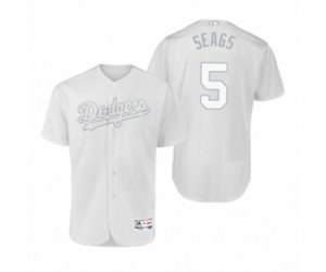 Dodgers Corey Seager Seags White 2019 Players\' Weekend Authentic Jersey
