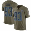 Tennessee Titans #93 Kevin Dodd Limited Olive 2017 Salute to Service NFL Jersey