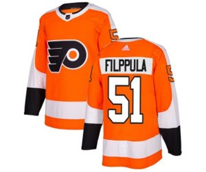 Adidas Philadelphia Flyers #51 Valtteri Filppula Premier Orange Home NHL Jersey