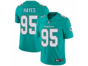 Miami Dolphins #95 William Hayes Vapor Untouchable Limited Aqua Green Team Color NFL Jersey