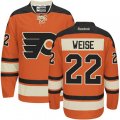Philadelphia Flyers #22 Dale Weise Premier Orange New Third NHL Jersey