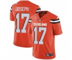 Cleveland Browns #17 Greg Joseph Orange Alternate Vapor Untouchable Limited Player NFL Jersey