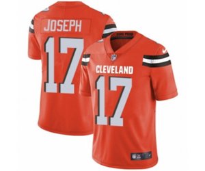Cleveland Browns #17 Greg Joseph Orange Alternate Vapor Untouchable Limited Player NFL Jersey