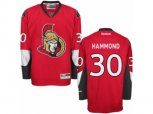 Ottawa Senators #30 Andrew Hammond Authentic Red Home NHL Jersey