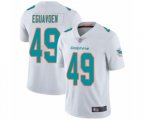 Miami Dolphins #49 Sam Eguavoen White Vapor Untouchable Limited Player Football Jersey