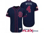 San Diego Padres #4 Wil Myers Navy Stars & Stripes 2016 Independence Day Flex Base Jersey