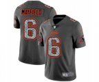 Cleveland Browns #6 Baker Mayfield Limited Gray Static Fashion Limited Football Jersey