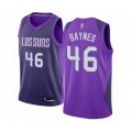 Phoenix Suns #46 Aron Baynes Swingman Purple Basketball Jersey - City Edition