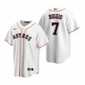 Nike Houston Astros #7 Craig Biggio White Home Stitched Baseball Jersey
