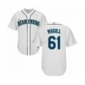 Seattle Mariners #61 Matt Magill Authentic White Home Cool Base Baseball Player Jersey