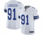 Dallas Cowboys #91 L. P. Ladouceur White Vapor Untouchable Limited Player Football Jersey