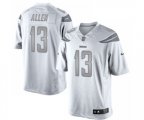 Los Angeles Chargers #13 Keenan Allen Limited White Platinum Football Jersey