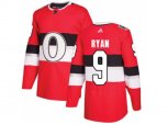Adidas Ottawa Senators #9 Bobby Ryan Red Authentic 2017 100 Classic Stitched NHL Jersey