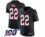 Atlanta Falcons #22 Keanu Neal Black Alternate Vapor Untouchable Limited Player 100th Season Football Jersey