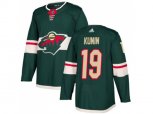 Minnesota Wild #19 Luke Kunin Green Home Authentic Stitched NHL Jersey