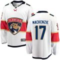 Florida Panthers #17 Derek MacKenzie Fanatics Branded White Away Breakaway NHL Jersey