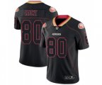 San Francisco 49ers #80 Jerry Rice Limited Lights Out Black Rush Football Jersey