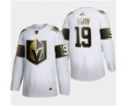 Vegas Golden Knights #19 Reilly Smith White Golden Edition Limited Stitched Hockey Jersey